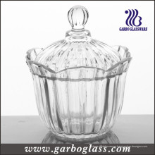 Cristal de vidrio Candy Jar, vidrio Candy Pot